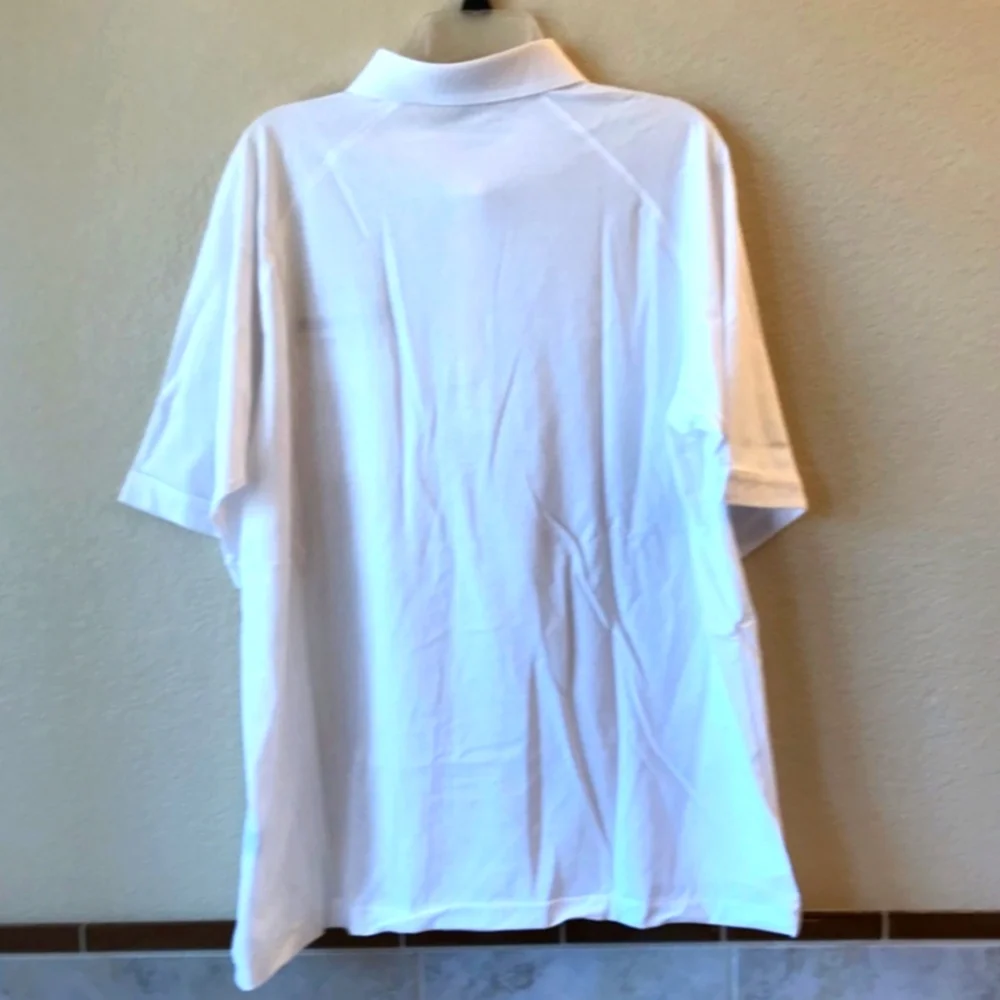 White Polo Shirt Tennis Golf Preppy Old Money Quiet Luxury Country Club Y2K New